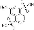 2-萘胺-4,8-二磺酸分子结构 (CAS 131-27-1)