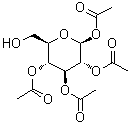 1,2,3,4-四-O-乙酰基-beta-D-葡萄糖分子结构 (CAS 13100-46-4)
