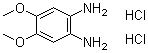 4,5-二甲氧基-1,2-苯二胺二盐酸盐分子结构 (CAS 131076-14-7)