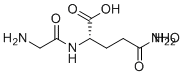 Glycyl-L-glutamine monohydrate molecular structure (CAS 131115-71-4)