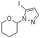5-碘-1-(四氢-2H-吡喃-2-基)-1H-吡唑分子结构 (CAS 1311197-82-6)