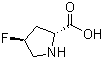 (2R,4S)-4-Fluoropyrrolidine-2-carboxylic acid molecular structure (CAS 131176-02-8)
