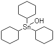 Cyhexatin molecular structure (CAS 13121-70-5)