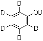 六氘苯酚分子结构 (CAS 13127-88-3)