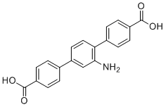 2'-氨基-[1,1':4',1''-三联苯]-4,4''-二甲酸分子结构 (CAS 1312703-28-8)