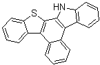14H-苯并[c][1]苯并噻吩并[2,3-a]咔唑分子结构 (CAS 1313395-18-4)