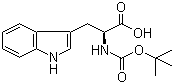 N-[(tert-Butoxy)carbonyl]-L-tryptophan molecular structure (CAS 13139-14-5)