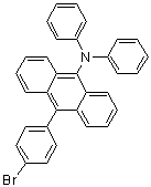 10-(4-溴苯基)-N,N-二苯基-9-蒽胺分子结构 (CAS 1314040-83-9)