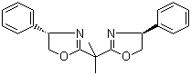 (S,S)-2,2'-异丙亚基双(4-苯基-2-恶唑啉)分子结构 (CAS 131457-46-0)