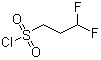3,3-二氟-1-丙烷磺酰氯分子结构 (CAS 1314907-49-7)
