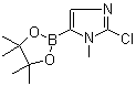 2-Chloro-1-methylimidazole-5-boronic acid pinacol ester molecular structure (CAS 1315281-29-8)