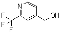 2-(三氟甲基)-4-吡啶甲醇分子结构 (CAS 131747-61-0)