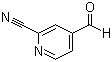 2-氰基吡啶-4-甲醛分子结构 (CAS 131747-70-1)