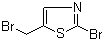2-溴-5-溴甲基噻唑分子结构 (CAS 131748-91-9)