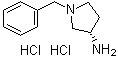 (3S)-(+)-1-苄基-3-氨基吡咯烷二盐酸盐分子结构 (CAS 131852-54-5)