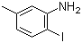2-碘-5-甲基苯胺分子结构 (CAS 13194-69-9)