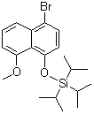 1-溴-5-甲氧基-4-[[三异丙基硅烷基]氧基]萘分子结构 (CAS 1319715-16-6)