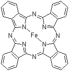 铁酞菁分子结构 (CAS 132-16-1)
