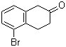 5-溴-3,4-二氢-1H-2-萘酮分子结构 (CAS 132095-53-5)