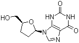 2',3'-二脱氧黄嘌呤核苷分子结构 (CAS 132194-28-6)