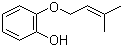 2-(3-甲基丁-2-烯氧基)苯酚分子结构 (CAS 132277-33-9)