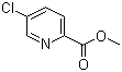 5-氯吡啶-2-羧酸甲酯分子结构 (CAS 132308-19-1)