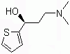 S-(-)-N,N-二甲基-3-羟基-3-(2-噻吩)丙胺分子结构 (CAS 132335-44-5)