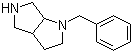 1-苄基八氢吡咯并[3,4-b]吡咯分子结构 (CAS 132414-50-7)