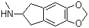6,7-二氢-N-甲基-5H-茚并[5,6-d]-1,3-二氧戊环-6-胺分子结构 (CAS 132741-82-3)