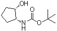 N-[(1R,2S)-2-羟基环戊基]氨基甲酸叔丁酯分子结构 (CAS 1330069-67-4)