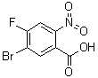 5-Bromo-4-fluoro-2-nitrobenzoic acid molecular structure (CAS 1330750-23-6)