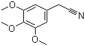 3,4,5-三甲氧基苯乙腈分子结构 (CAS 13338-63-1)