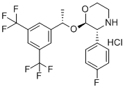 去-1,2,4-三唑-3-酮-5-甲基(2R,3R,2-(S))-阿瑞匹坦盐酸盐分子结构 (CAS 1333998-21-2)