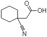 1-Cyanocyclohexaneacetic acid molecular structure (CAS 133481-09-1)