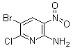 5-溴-6-氯-3-硝基-2-吡啶胺分子结构 (CAS 1335057-22-1)