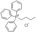 丁基三苯基氯化膦分子结构 (CAS 13371-17-0)