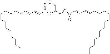 1,1'-[(1S)-1-(羟基甲基)-1,2-乙二基]双[(2E,2'E,4E,4'E)-2,4-十八碳二烯酸]酯分子结构 (CAS 1337539-92-0)