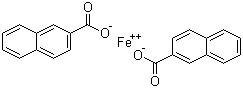 环烷酸铁分子结构 (CAS 1338-14-3)