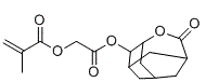 2-Oxo-2-[(5-oxo-4-oxatricyclo[4.3.1.13,8]undecan-2-yl)oxy]ethyl Methacrylate molecular structure (CAS 1338917-24-0)