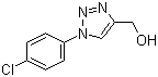 1-(4-氯苯基)-4-甲醇基-1H-1,2,3-三唑分子结构 (CAS 133902-66-6)