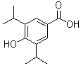 4-Hydroxy-3,5-diisopropylbenzoic acid molecular structure (CAS 13423-73-9)