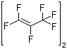 Hexafluoropropylene dimer molecular structure (CAS 13429-24-8)