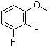 2,3-二氟苯甲醚分子结构 (CAS 134364-69-5)