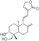 脱水穿心莲内酯分子结构 (CAS 134418-28-3)
