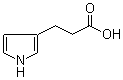 1H-Pyrrole-3-propanoic acid molecular structure (CAS 134448-22-9)