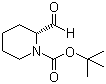 (R)-2-甲酰基-1-哌啶甲酸叔丁酯分子结构 (CAS 134526-69-5)