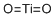 Titanium dioxide molecular structure (CAS 13463-67-7)