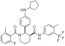 Avacopan molecular structure (CAS 1346623-17-3)