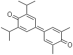 3,5-二甲基-3',5'-二异丙基-4,4'-联苯醌分子结构 (CAS 134781-54-7)