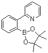 2-[2-(4,4,5,5-四甲基-1,3,2-二氧硼杂环戊烷-2-基)苯基]吡啶分子结构 (CAS 1349171-28-3)